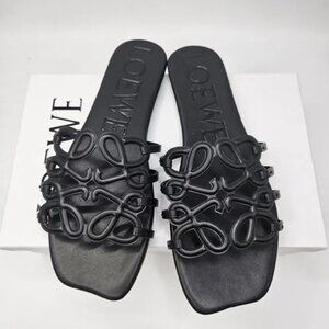 Loewe Black Intricate Women's Sandals